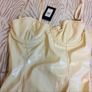 Fredricks of Hollywood cream bodysuit